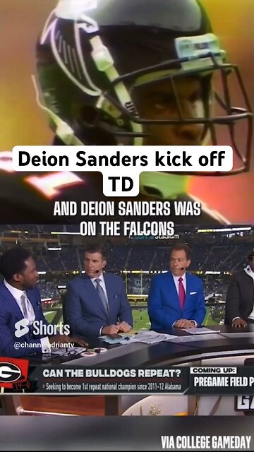 Deion Sanders kick off TD #shorts #footballshorts #football #nfl #sports #nflnews #sportsnews #cfl