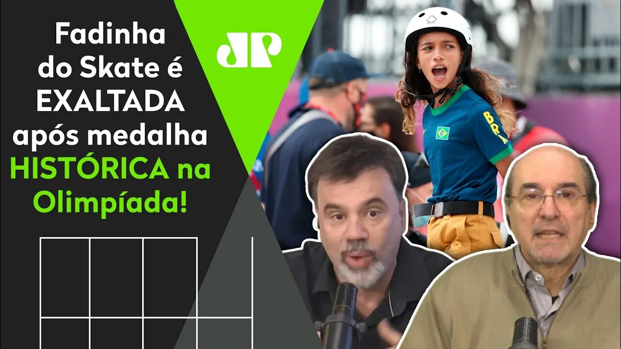 "A Rayssa Leal ENCANTOU e EMOCIONOU o mundo!" Fadinha do Skate é EXALTADA após PRATA na Olimpíada!