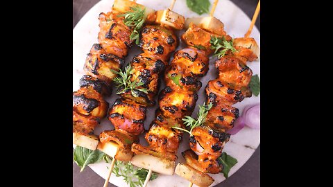 Paneer Tikka ASMR Cooking