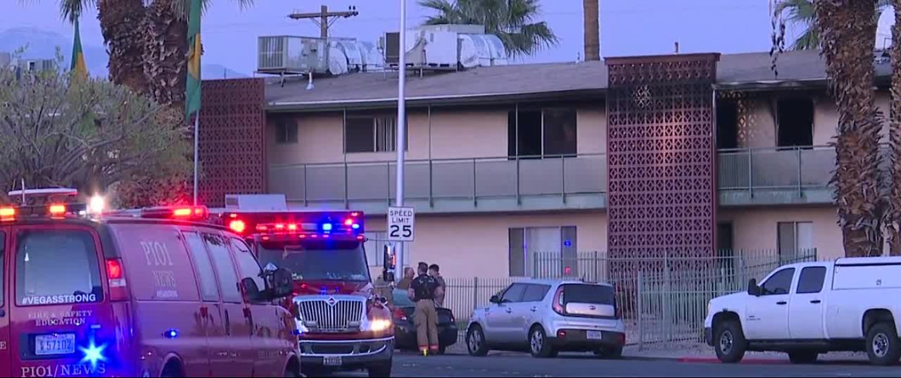 Crews respond to 2 separate fire in the Las Vegas valley overnight