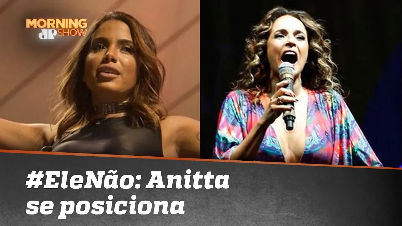 Pressionada, Anitta cede e adere à campanha #EleNão