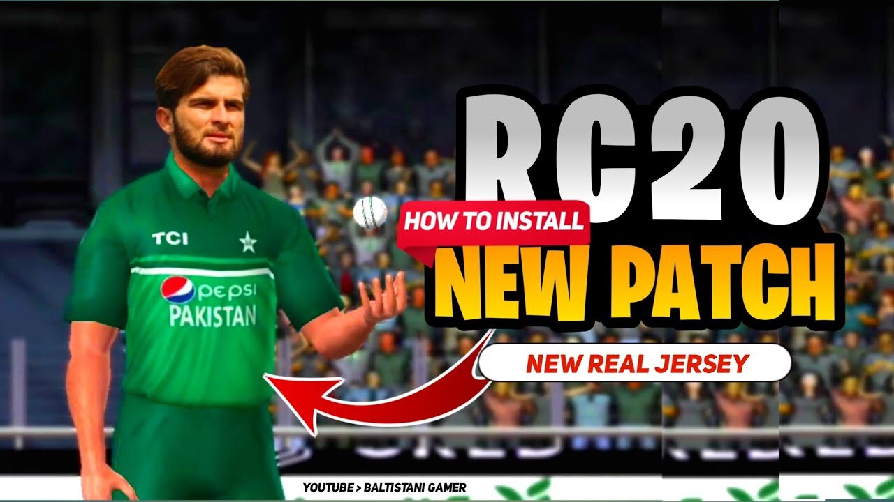 Real Cricket 20 New Update 🔥Real Cricket 20 New Patch Download ✨️ baltistani gamer