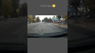 Car Crash caught on dash cam #shorts