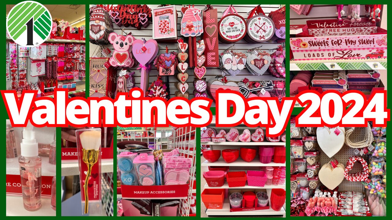 Dollar Tree Valentines Day 2024❤️💖Dollar Tree Shop W/Me❤️💖Watch Before Going to Dollar Tree