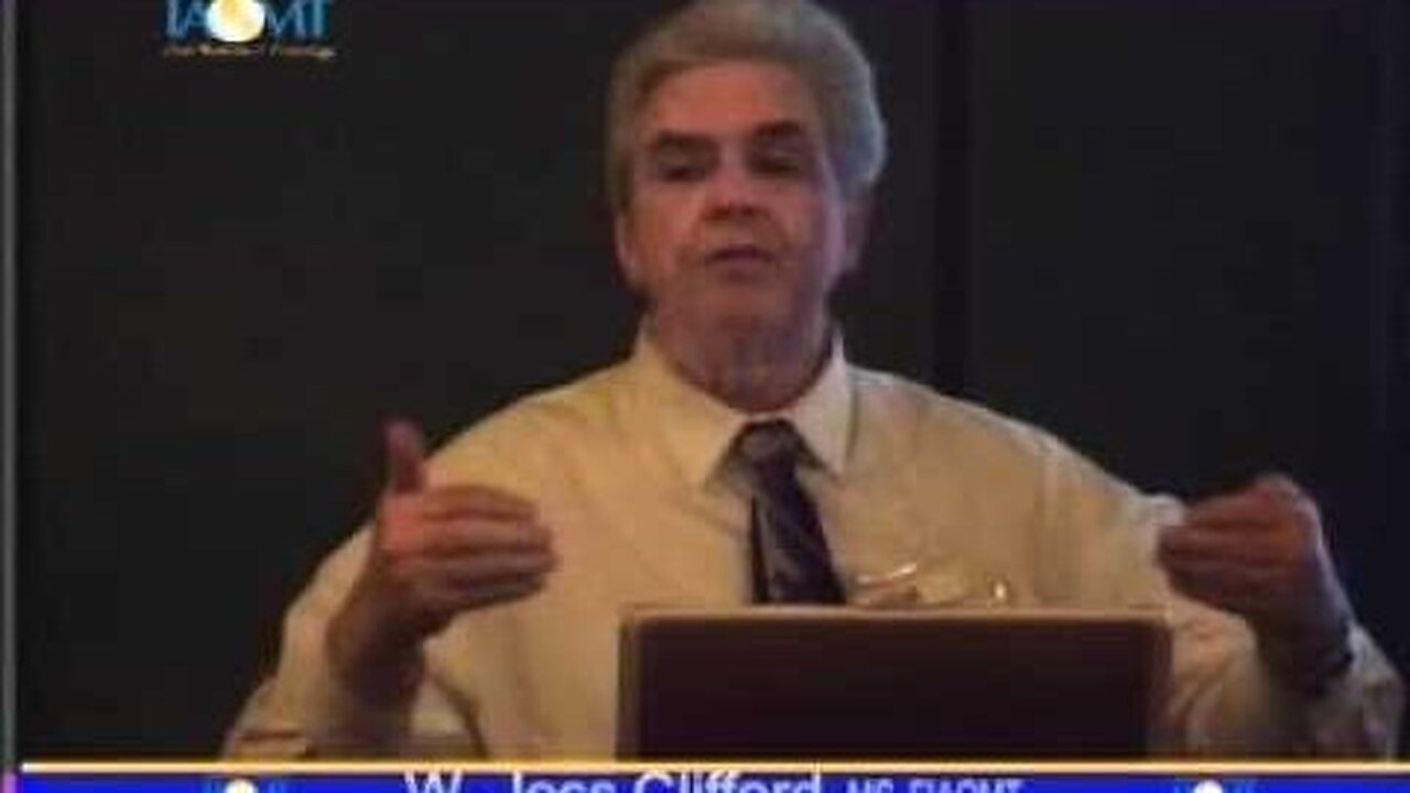 Pt. 1 W.J. Clifford, MS discusses dental materials reactivity testing IAOMT 2007 Tucson