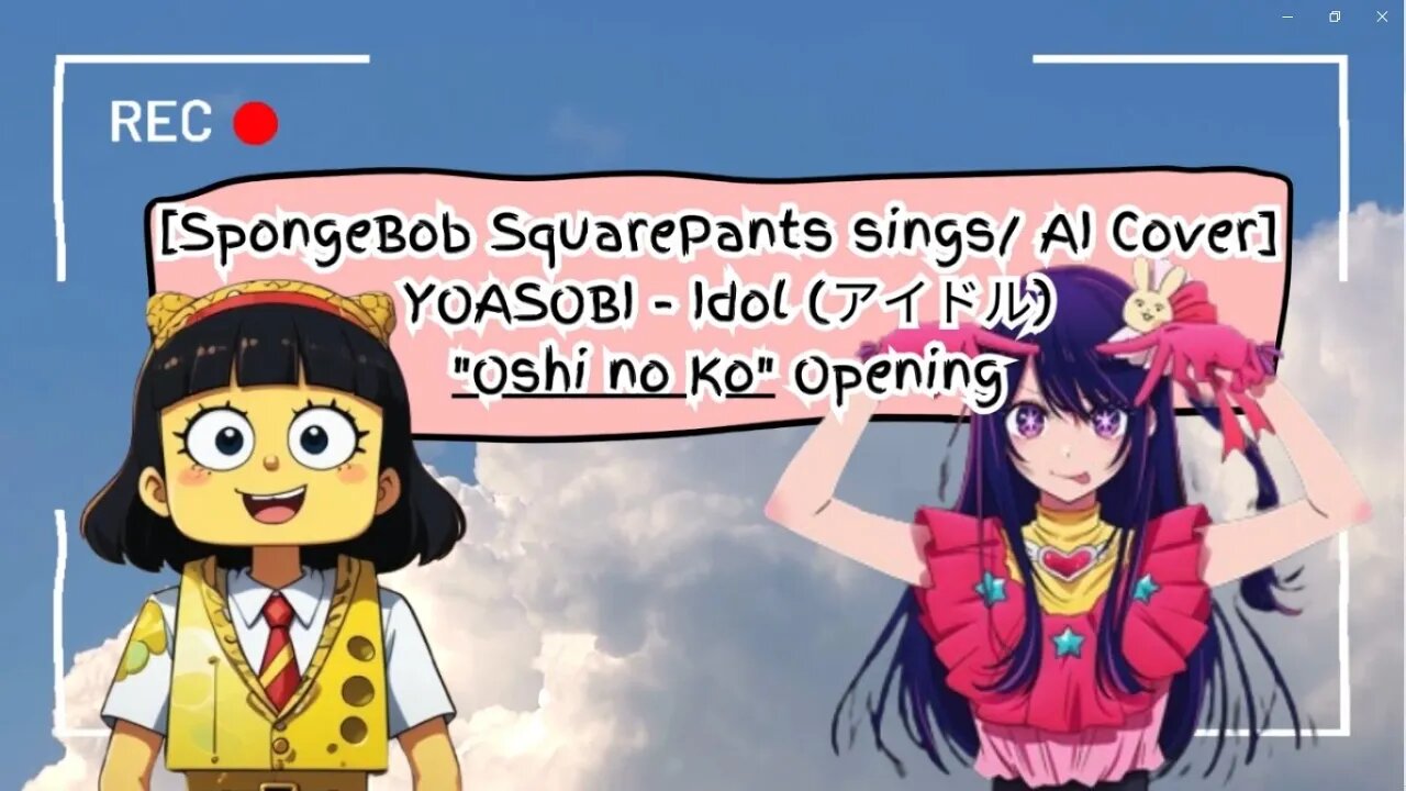 Oshi no Ko / Idol OP Spongebob AI COVER [TV Asahi Ranks Top Anime Songs]