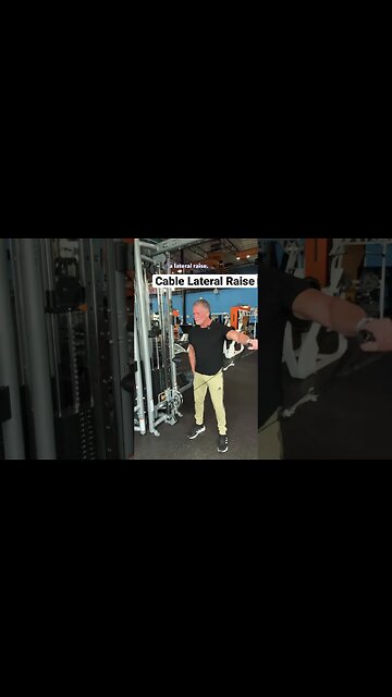 Benefits Of A Cable Lateral Raise #shorts