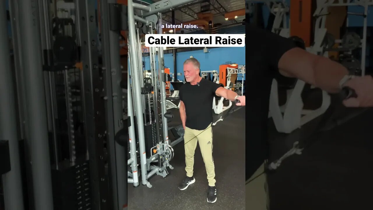 Benefits Of A Cable Lateral Raise #shorts