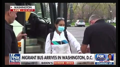 Gov. Abbott follows through, drops off bus of illegals for Biden in DC!!