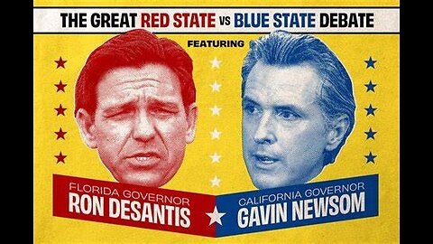 Ron DeSantis vs Gavin Newsom: No Commercials No Commentary