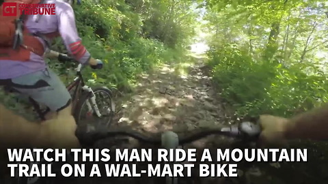 Man Buys Economic Bike... Instantly Discovers You Get What You Pay For