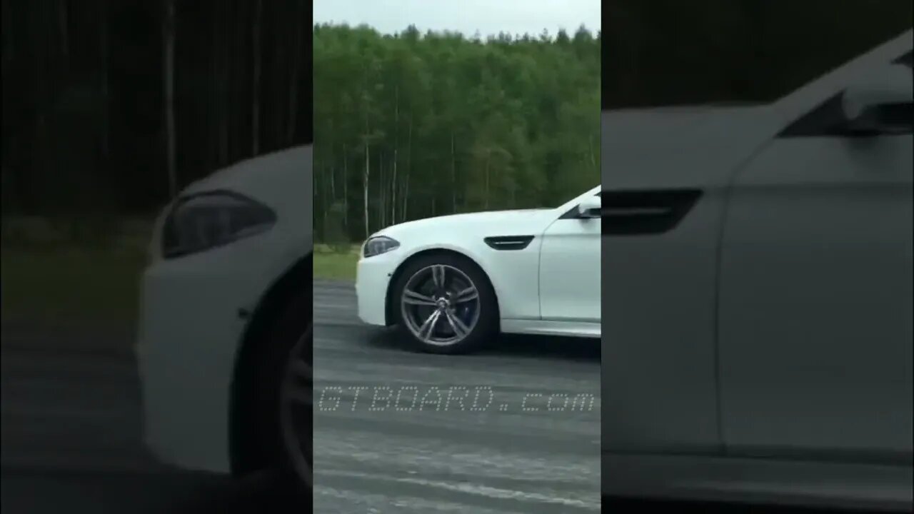 😱🇩🇪560 HP BMW M5 (Mk II) with aftermarket exhaust vs 580 HP Porsche 911 Turbo S (991 Mk II)