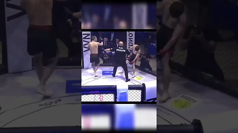 He slept him 😳 #shorts #youtubeshorts #viral #shortsfeed #saintpee #mma #shortsvideo