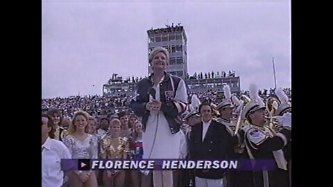 May 28, 1995 - Florence Henderson Sings the National Anthem Before the Indianapolis 500