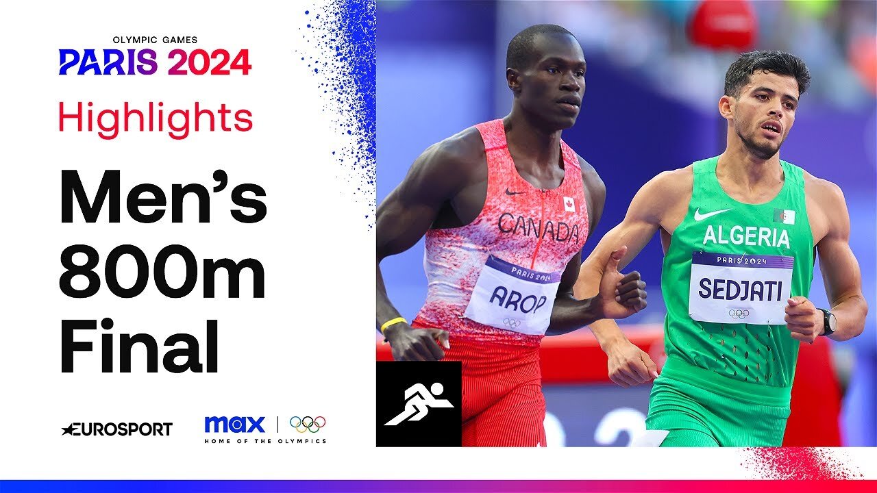 THRILLING FINISH! | Men's 800m Final Highlights | #Paris2024 #Olympics
