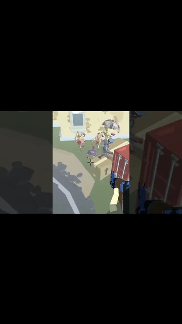 Zombie shooter! Keep shooting! I admit. It's satisfying. Not a retro game #2 #shorts