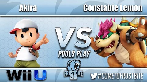 Akira (Ness) vs. Constable Lemon (Bowser) - Wii U Pools Play - Frostbite 2018