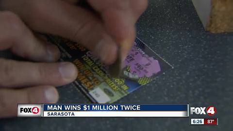 Man wins $1 million twice