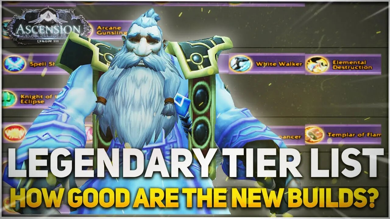 New LEGENDARY Enchant TIER LIST and All New LRE's Explained - Project Ascension League 3