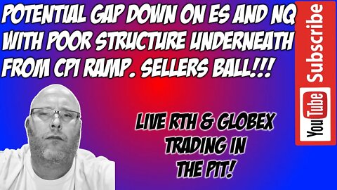 ES & NQ RTH Futures Live Stream - The Pit Futures Trading