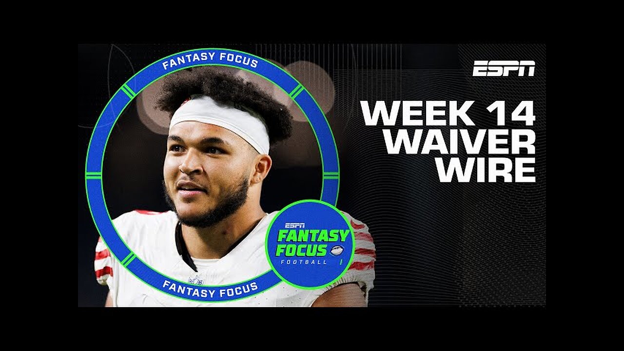 The BEST Waiver Adds Ahead of Fantasy Playoffs 🚨 | Fantasy Focus 🏈