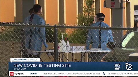 New COVID-19 testing site opens in Chula Vista