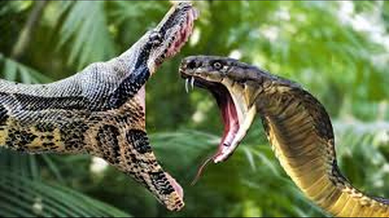 😰The fainting giant snake suddenlywakes up, and the guy rides the snake on a rampage