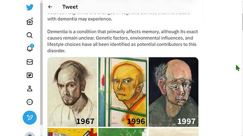 這些畫作深刻而準確地表現了通常與癡呆症相關的認知能力下降