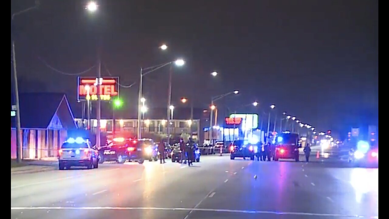 Detroit police shoot, kill suspect who allegedly drove through crime scene & shot at officers