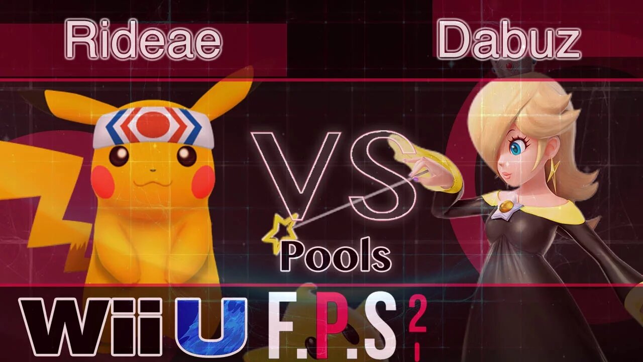 Rideae (Pikachu) vs. RNG|Dabuz (Rosalina) - Wii U Pools - FPS2