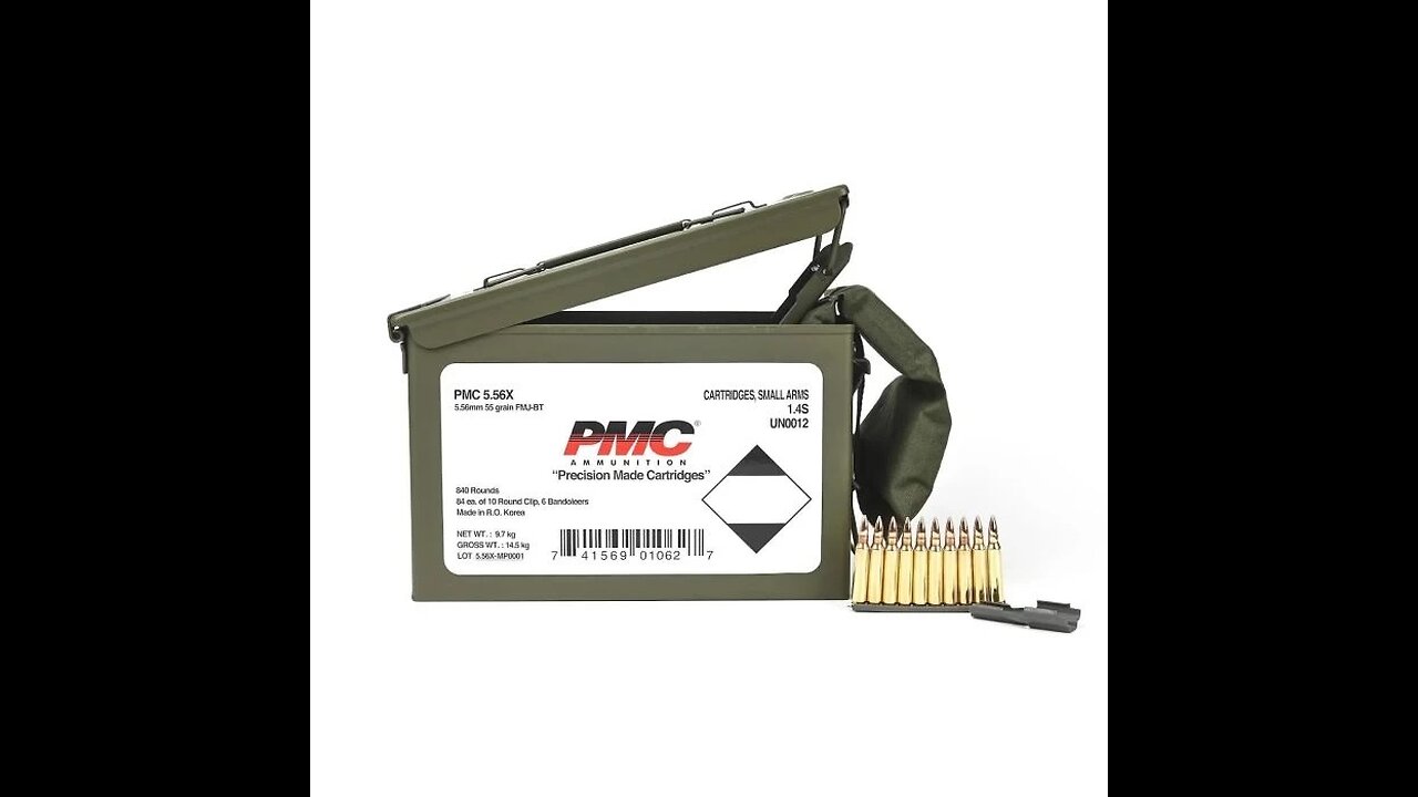 PMC Bronze Ammo Can 5.56NATO Rifle Ammo - 840 rounds 55 Grain | FMJ-BT