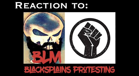 Reaction to: BLM Blacksplains Protesting