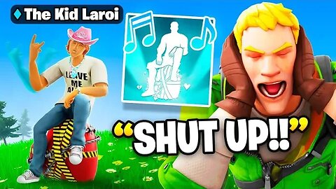 Trolling As The KID LAROI in Fortnite!