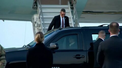 Biden Using Short Stairs Again As He Arrives In Delaware For TEN-DAY Vacation, Takes No Questions