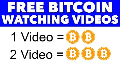 Earn $629 FREE Bitcoin Just By Watching VIDEOS Online (NO WORK)