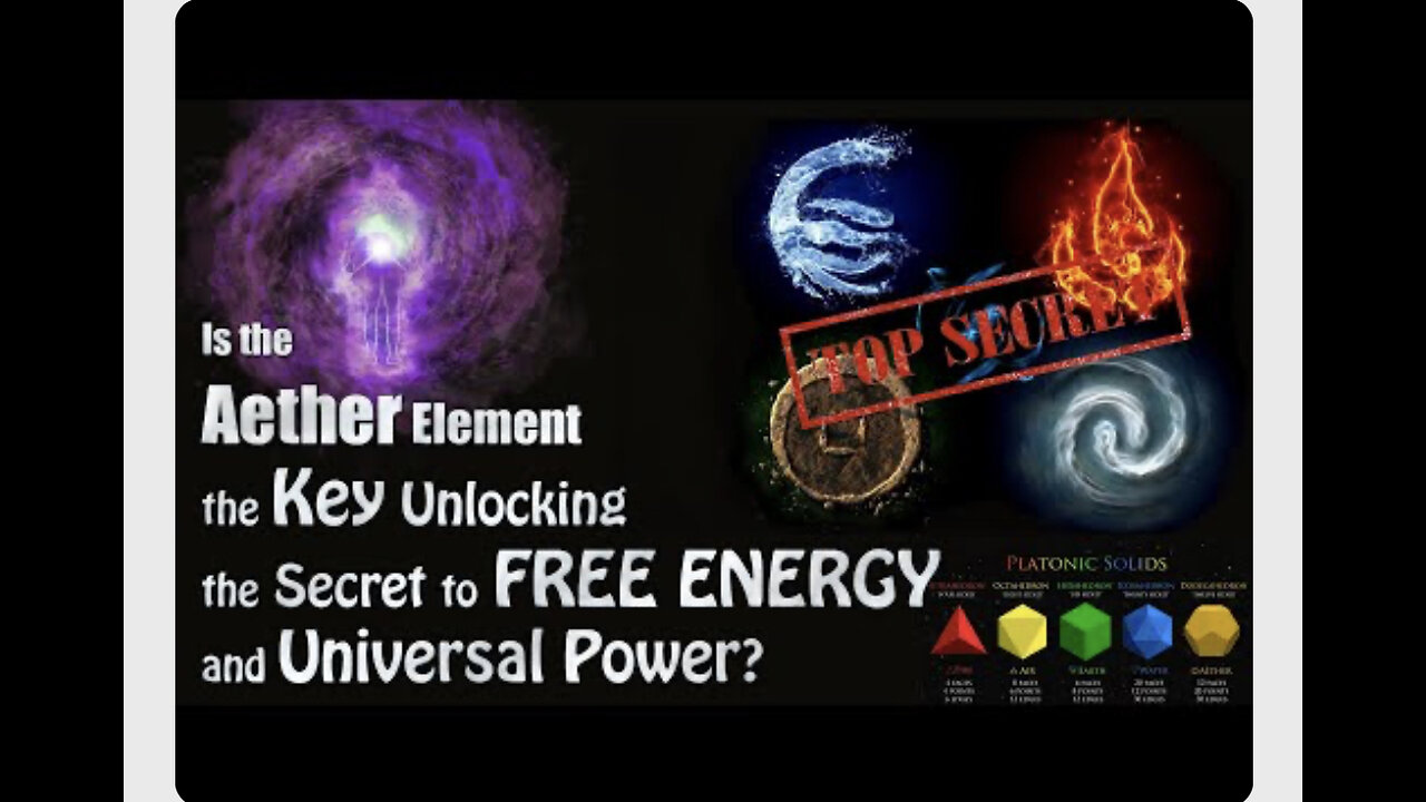 Aether Element is the Key to Unlocking Free Energy | Gary Lite🔥