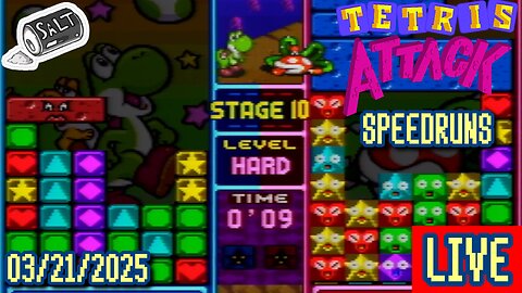 [Tetris Attack Speedruns] Friday Night Salt Mines: Top Eight On The Line Edition, Doods!