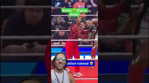 Asuka Spitting 🤮 in Bianca Belair’s Face 🤣 WWE Womens Championship