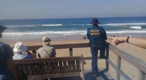 SOUTH AFRICA - Durban - Tourist drowns at beach (Videos) (rpq)