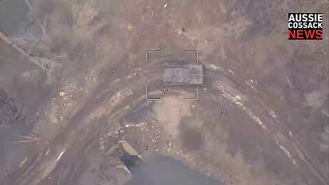 Video of a whole platoon of German 2A6 Leopard tanks destroyed by Russian Lancet kamikaze drones.