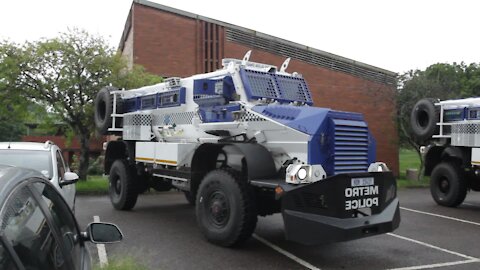 SOUTH AFRICA - Durban - Caspir armoured vehicle handover (Video) (hzD)