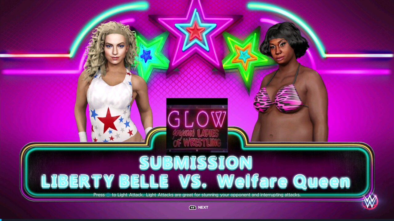 WWE 2k23 submission- Liberty Belle vs Welfare Queen