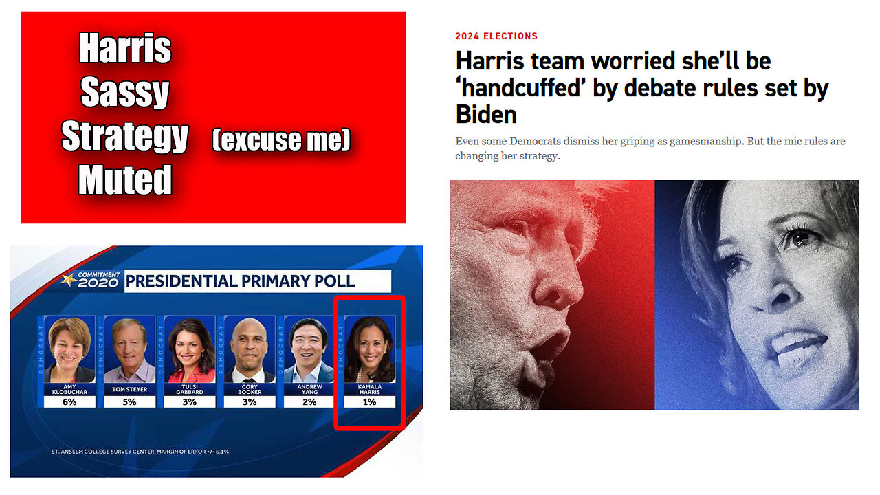 Kamala Harris Team Says Original Joe Biden Rules For Debate Could Handcuff her