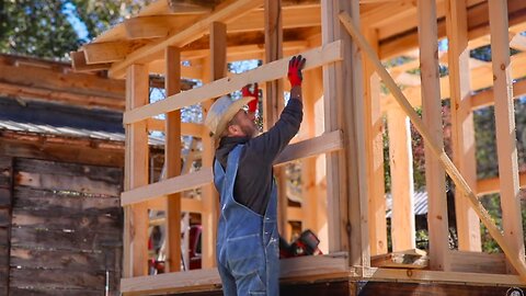 Framing complete on the Juice Shack