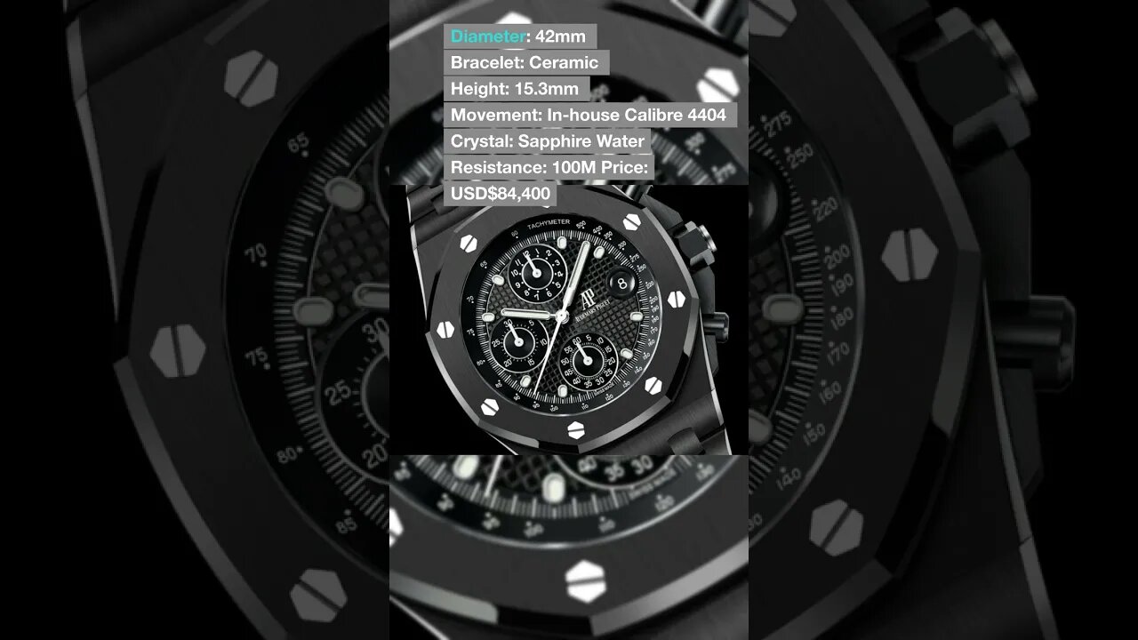 Audemars Piguet Drops First-Ever Black Ceramic ‘Beast’ #shorts