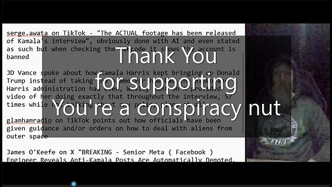 JD Vance's response to Kamala's interview, Aliens among Us, Meta censorship, Election interference
