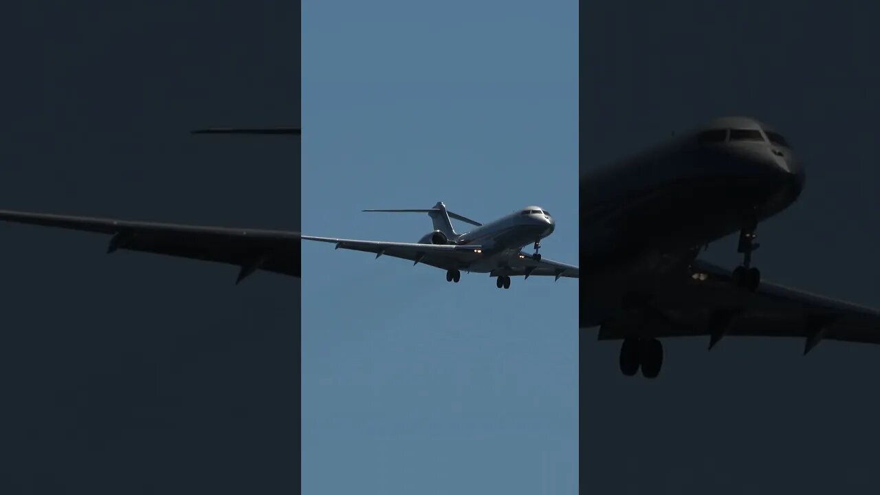 Beautiful Bombarider Landing at Gibraltar #planespotting