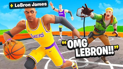I Pretended To Be LeBron James.. (NBA Skins)
