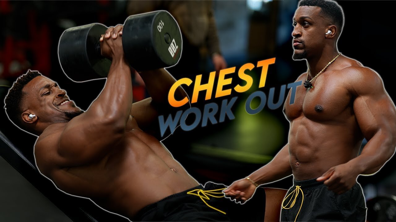 Heavy Chest Workout With Ashton Hall |💪.....