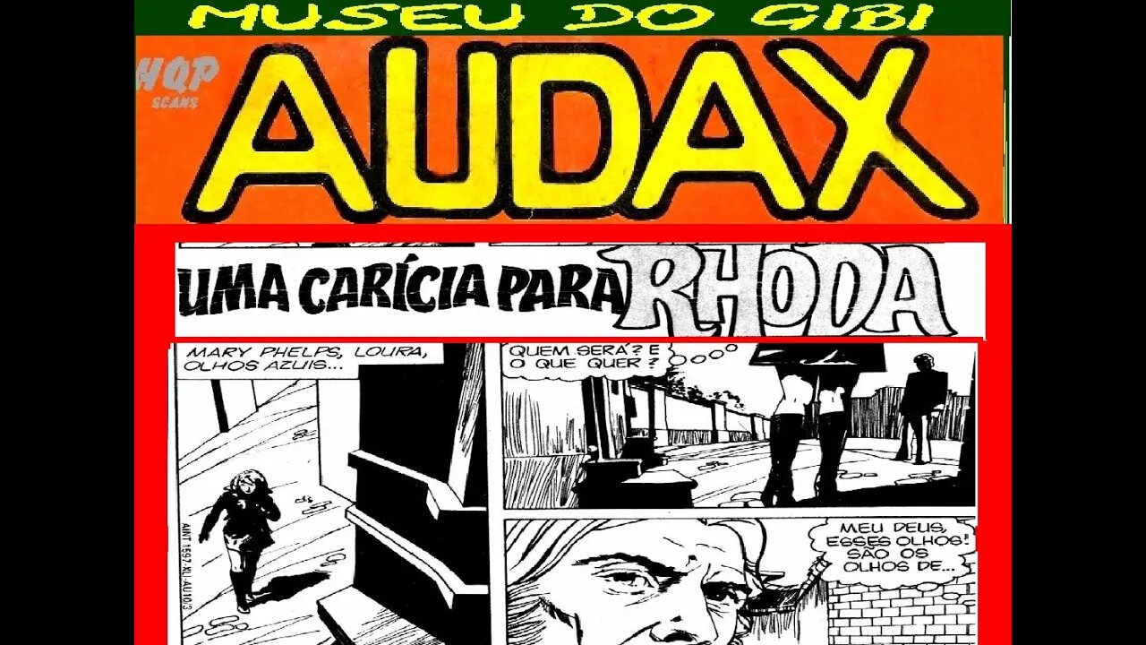 34 UMA CARICIA PARA RHODA coleção audax #gibi #comics #quadrinhos #hitorieta #museusogibi